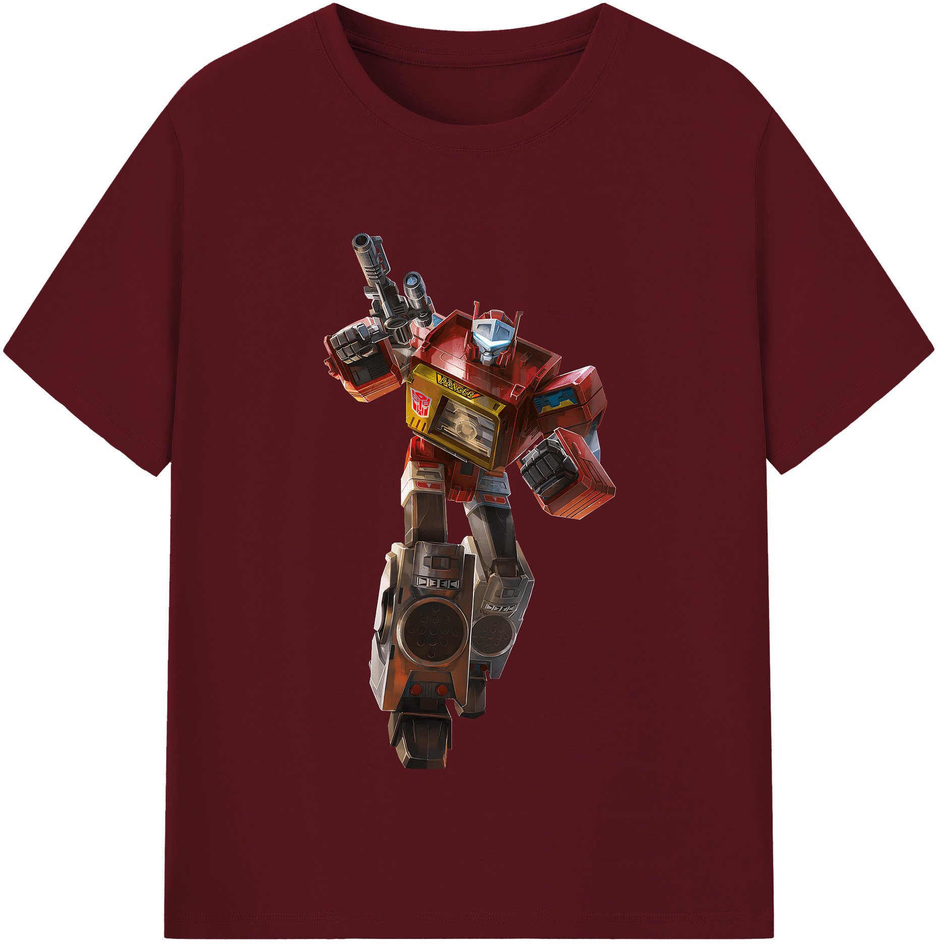 （画像用） Transformers トランスフォーマー 綿100％半袖Tシャツ（フロントプリント）